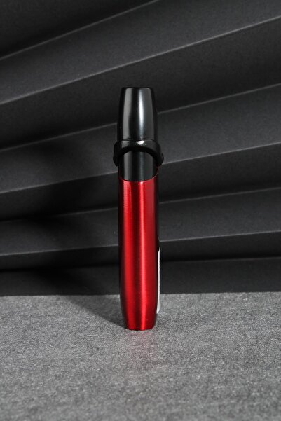 Silvio Monetti Kırmızı Siyah Özel Tasarım Torch Gazlı Çakmak - Smck605mr06