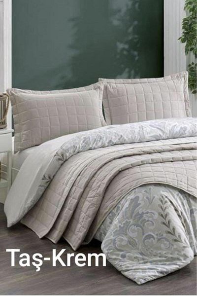 Kristal Stone Colored Double Sided Casual Bridal Set - 7 Pieces