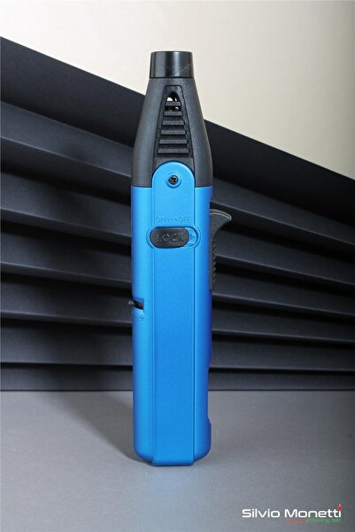 Silvio Monetti Mavi Özel Tasarım Pürmüz Gazlı Çakmak 24csm907pr01