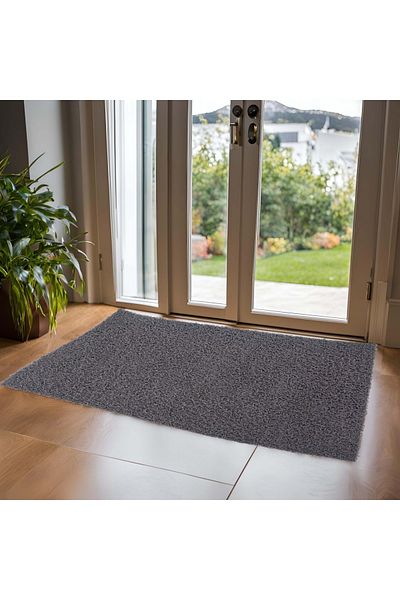 MR MİLREY Curly Plastic Mat - Thickness 14 Mm / Wet & Non-Slip Internal and External Floors