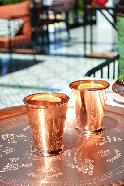 Bakır Concept Bakır Bardak Kısa Şerbet Model Bakır Renk (KALAYSIZ)
