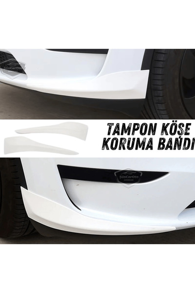 ŞüsCarOto Aksesuar Üniversal Esnek Tampon Köşesi Koruma Bandı Tampon Köşe Kor...