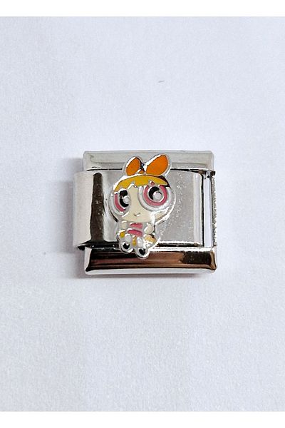 RoseCo00 Powerpuff Girls Italian Steel Bracelet Charm