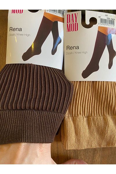 DAYMOD ÇORAP Дамски чорапи до коляното RENA, комплект от 4