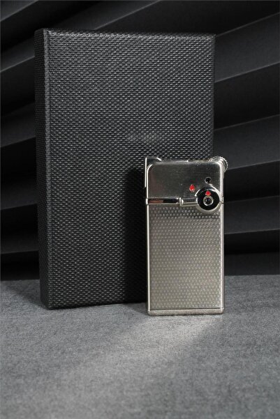 Silvio Monetti Metalik Renk Pürmüzlü Ve Alevli Çift Başlıklı Vanalı Gazlı Çakmak 24csm646tr03