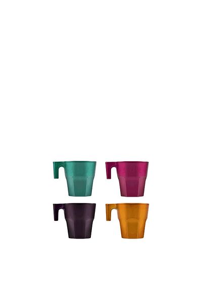 Paşabahçe Casablanca Espresso Cup, 4 Pieces, 75 ml