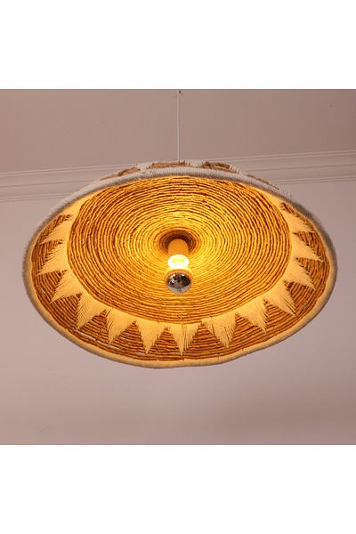 Mylamp Inka 77X15 cm Diameter - Natural Abaca Lighting