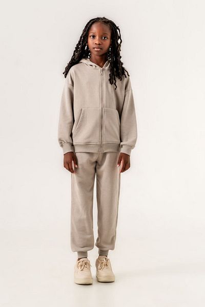 HAUSEkids Σετ ζακέτα Mariana Space Grey για κορίτσια 6-12 ετών