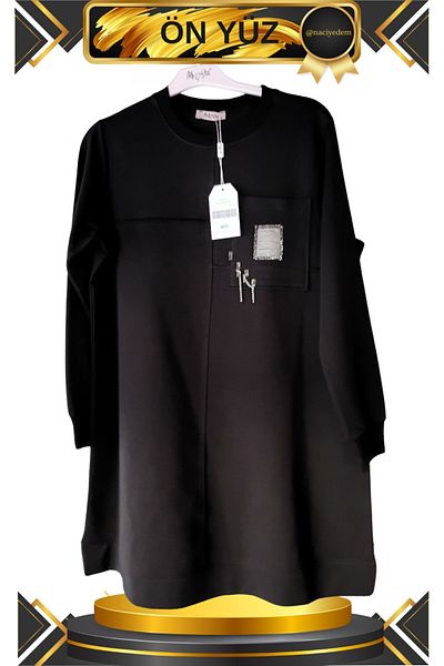 SCA Chain Detailed Crew Neck Tunic
