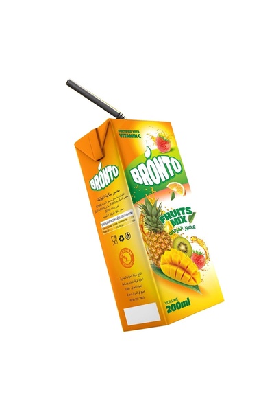 bronto Meyve Suyu Kokteyl Aromalı 200ml X 27 Adet