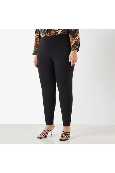 Ulla Popken Plus Size Ulla Popken Leggings with Elasticated Waistband