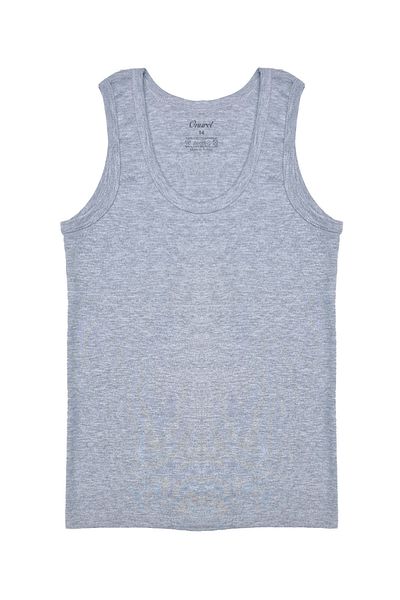 Onurel Boys' 6-Piece Ribbed Cotton Colored Undershirt