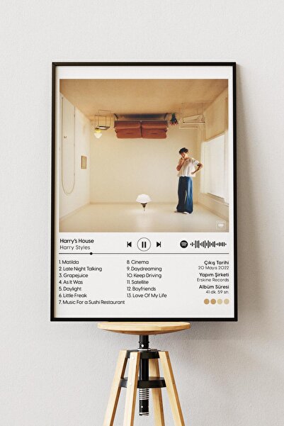 Anime Marketi Harry Styles - Harry's House Baskılı Duvar Posteri Çerçevesiz