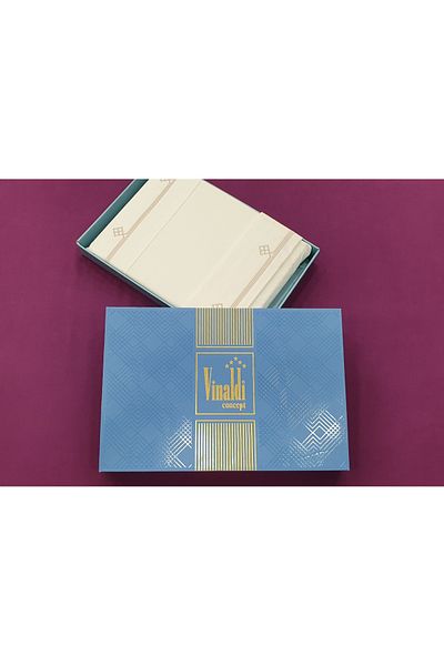 Vinaldi Roma Vinaldi Duvet Cover Set - Beige Embroidered
