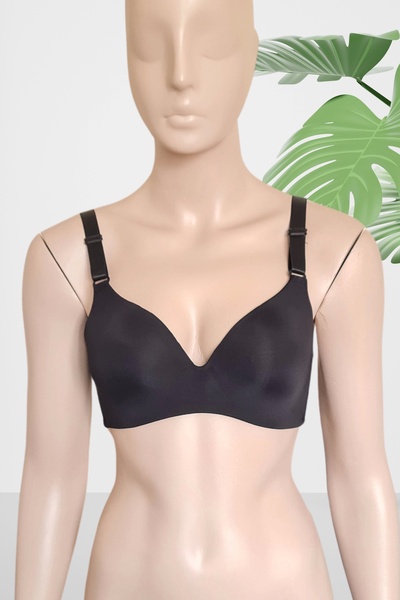 d Kit Boutique حمالة صدر ليزر سوداء غير سلكية بدون حشوة ناعمة