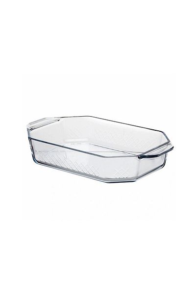 Paşabahçe Pasabahce Borcam Rectangular Glass Oven Tray, 2.7 L