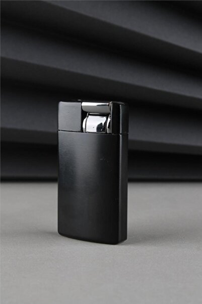 Silvio Monetti Mandallı Özel Tasarım Güçlü Torch Siyah Gazlı Çakmak Caksm020m