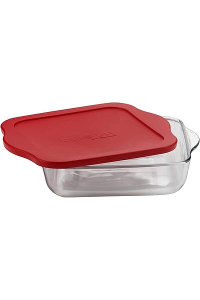 Paşabahçe Pasabahce Borcam Casserole Dish with Lid 32 x 28 cm 3.2 Litres Square