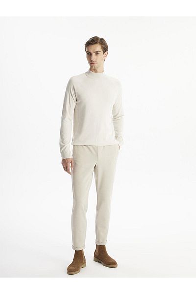 LC Waikiki Half Turtleneck Long Sleeve Men's Knitwear Sweater