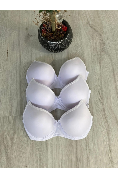 Balerion Kadın Dolgusuz Balenli Mikro 3'lü Sütyen