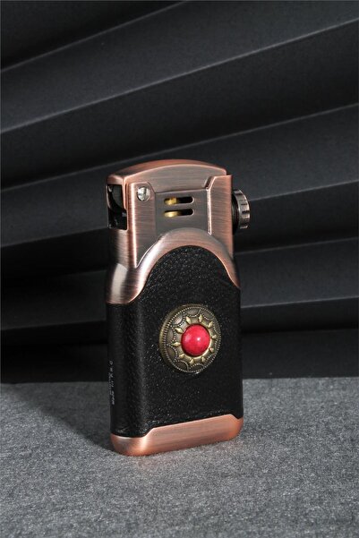 Silvio Monetti Rose Renk Özel Tasarım Renkli Taşlı Benzinli Çakmak 24CSM896TR02