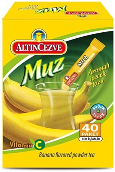 Altıncezve Muz Aromalı Tek Içimlik Içecek Tozu 40 X 1.5 gr