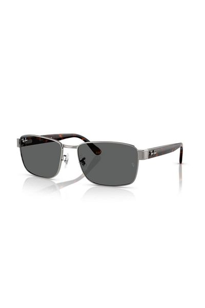 Ray-Ban Ray Ban Unisex Square Sunglasses- Rb 3750 - Lense Size:59mm - Gunmetal