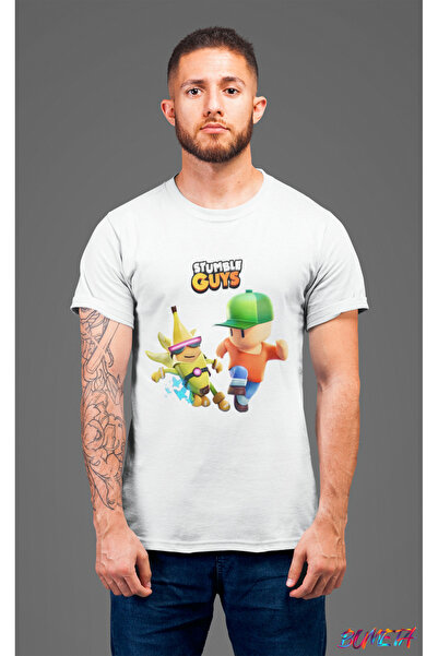 Bumeta Stumble Guys Μπανάνα Mr. Μπλουζάκι Unisex Stumble