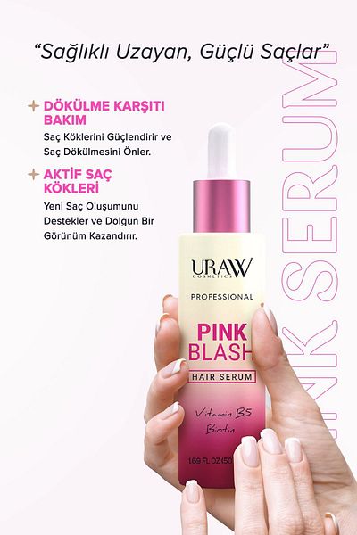 Uraw Pink Blash 2-Pack Deal - Counterpoint Deal, Strengthening and Fast Growth Care Serum