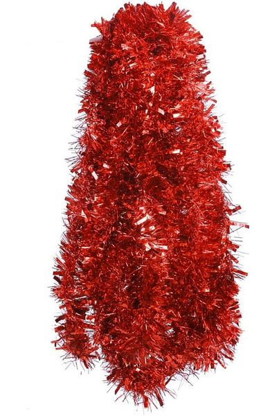 Yenigeldi 1.7 Meters Red Thick Tassel Tinsel Garland - Ornamental T77