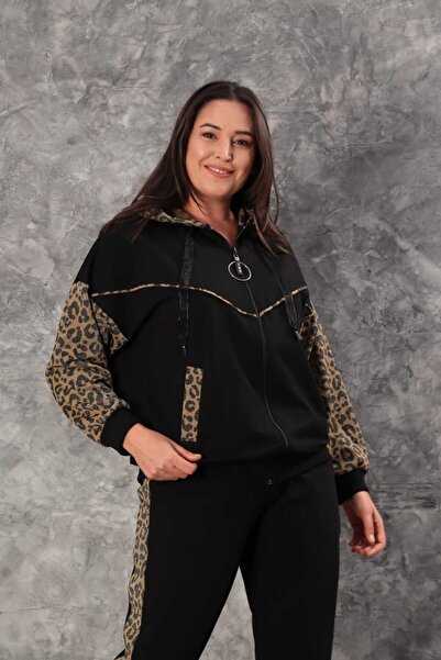 SheRa Boutique Garnili Örme Kumaş, Jakarlı, Simli Şık Kadın Eşofman Takımı