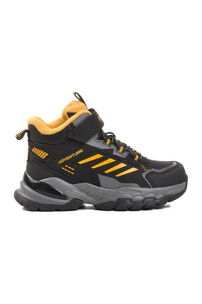 pepino 1807-F Black-Cat Yellow παιδικές μπότες εξωτερικού χώρου