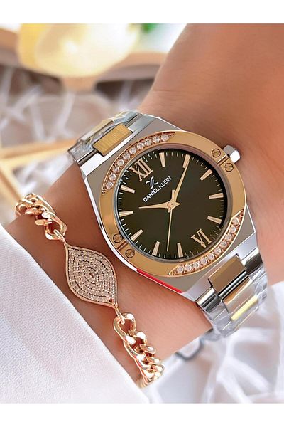 Daniel Klein Women's Watch and Bracelet with 30 Mt Water Resistant Steel Band - Bfg.1.13783.7