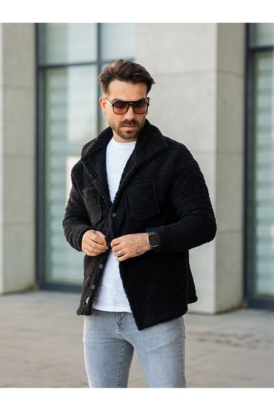 Minharir Λούτρινο Unisex πουκάμισο - Λεπτομέρεια τσέπης