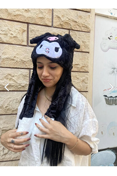Funlas Kawaii Kuromi Sevimli Hareketli Kulakları hareket eden sevimli  Şapka ...