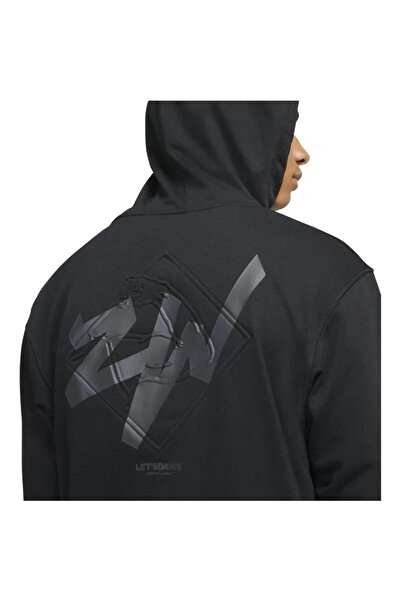 Nike Jordan Zion Full-zip Hoodie Erkek Siyah Sweatshirt