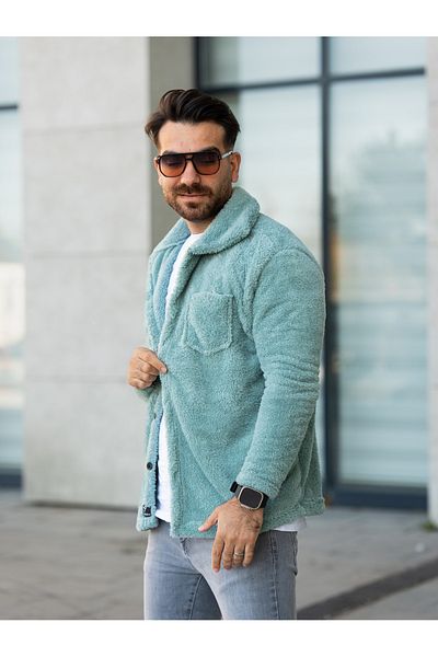 Minharir Λούτρινο Unisex πουκάμισο - Λεπτομέρεια τσέπης