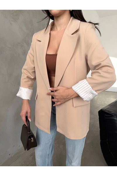 MYGİYİMİSTANBUL jachetă blazer (căptușeală cu dungi)