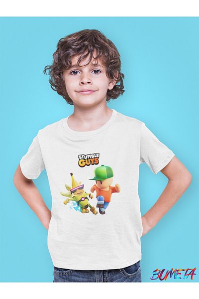 Bumeta Stumble Guys Banana Mr. Stumble Character Tricou pentru copii