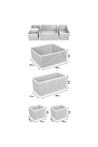 kapsulavm Drawer Organize Box Set Organizer Set of 4