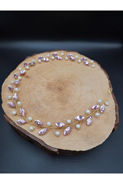 gelinmz Πλήρως χειροποίητο κομψό και κομψό στέμμα γάμου και αρραβώνων και αξε...