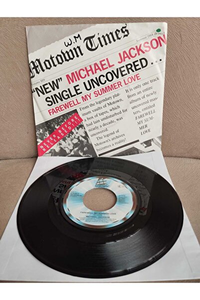 Plakperest Michael Jackson ?– Farewell My Summer Love / Call On Me - 1987 Hol...