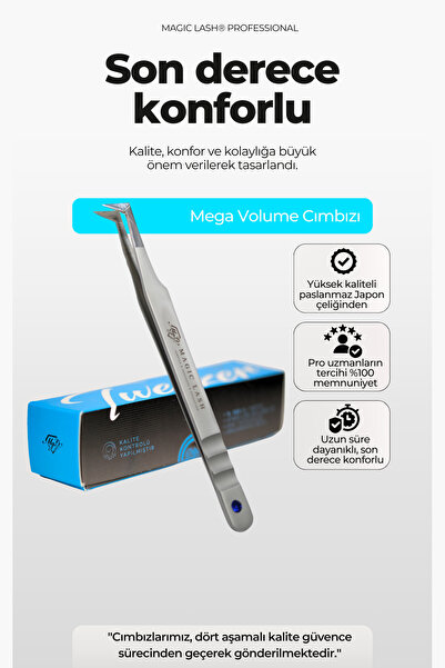 Magic Lash Amazon 90 Mega Volume Profesyonel Premium Ipek Kirpik Cımbızı