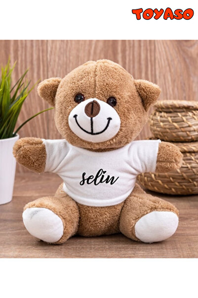 Toyaso Kişiye Özel İsim Yazılı Peluş Ayıcık 25cm