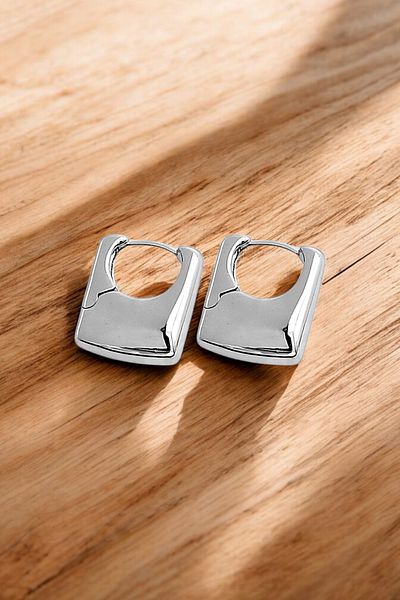 Çlk Accessories Premium Basket Geometric Earrings