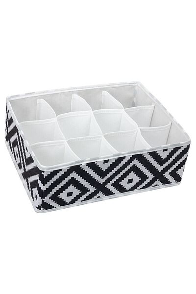 kapsulavm 12 Compartments Mosaic Pattern Practical Compartmented Drawer Organizer Organizer