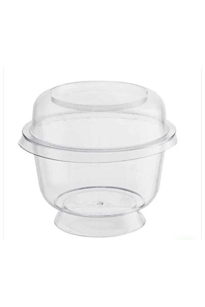 MAYER MAGNOLYA KASESI AYAKLI PLASTİK KAP+KAPAK 100 ADET