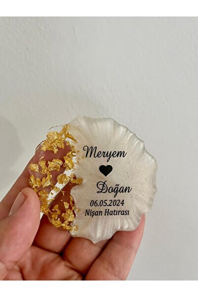 Uğur efendi şekerleme Epoksi Magnet 25 Adet Söz Nişan Nikah Düğün Kına Sünnet...