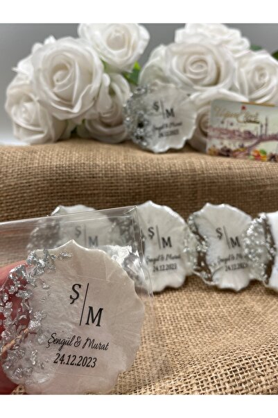 Uğur efendi şekerleme Epoksi Magnet 25 Adet Nikah Magneti Nişan Magneti Kına ...