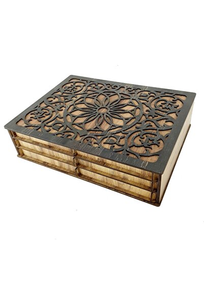 Genel Markalar - Edessa Çekmeceli Tesbih Kutusu 3 Katlı Tespih Kutusu